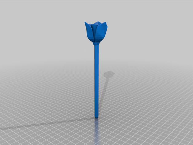 tulipano penna 3D print model - Mito3D
