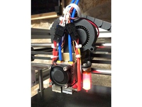 hipercubo evolução quimera monte ajustável bltouch ventilador duto 3d print model - Mito3D