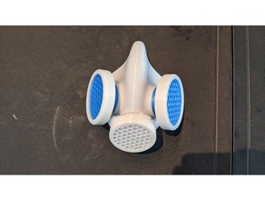 COVID 19 máscara exhalar filtrar covid covidmask 3d print model - Mito3D