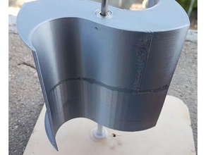 Ugrinski rüzgar türbin Ugrinsky yel değirmeni jeneratör 3d print model - Mito3D