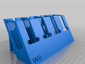 wiimote wii remote standing holder 3d print model - Mito3D