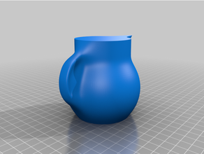 carafe cruche vase mode 3d print model - Mito3D
