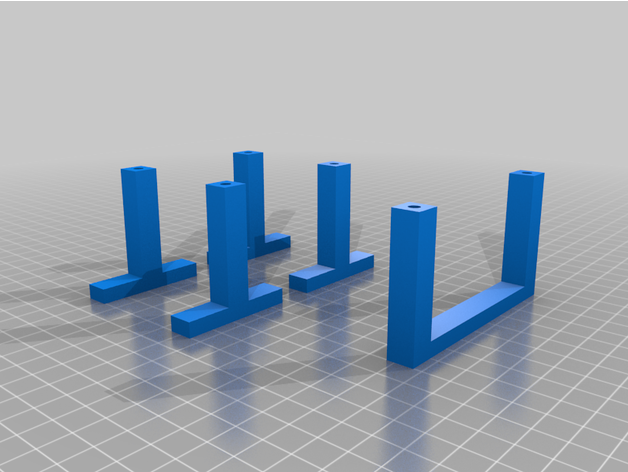 pillars beam set size 3D print model - Mito3D