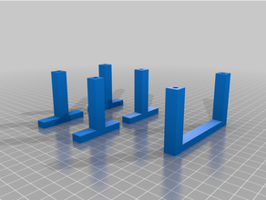 pillars beam set size 3d print model - Mito3D