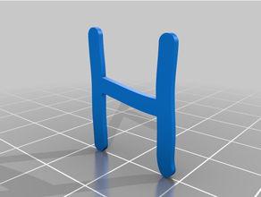 ABC şablon komik sans büyük Mektup harfler karakter harf mektup Ayarlamak 3d print model - Mito3D