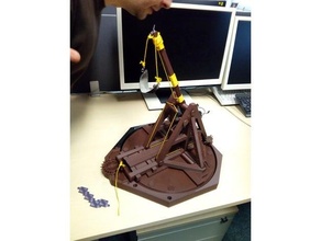3d printed trebuchet catapult model 3d print model - Mito3D
