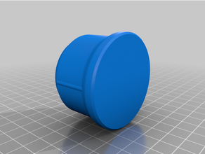 tubo plugue bengala cortiça cobrir bainha tampa Plugue rolha Verschlussstopfen 3d print model - Mito3D