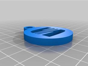 seat keychain logo 3d print model - Mito3D