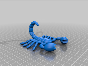 escorpião 3d print model - Mito3D