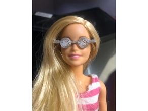 barbie goggles 3d print model - Mito3D