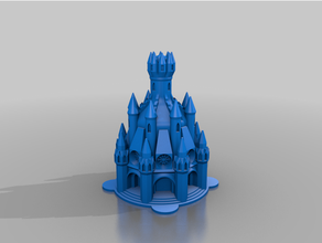castello Warmaster terreno aos 3d print model - Mito3D