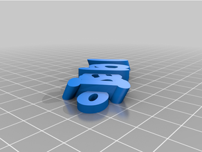 keychain isabel customized 3d print model - Mito3D