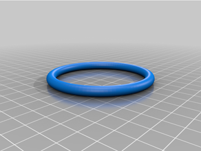 ssssmy customized parametric o-ring torus 3d print model - Mito3D
