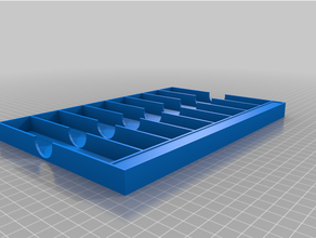 customized drill bit tray 3d print model - Mito3D