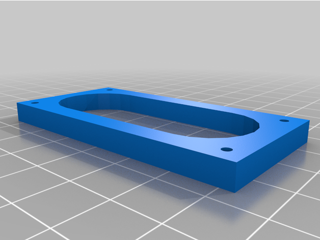button type 1 flush router template 3D print model - Mito3D