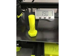 screw bolt nut vite bullone dado 3d print model - Mito3D