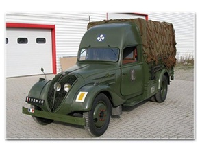 peugeot dk5 1940 202 402 francés Ejército coche vehiculo camión alemán juego guerra ww2 3d print model - Mito3D
