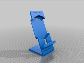 alto estante soporte Nota 10+ personalizado 3d print model - Mito3D