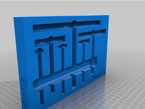 starrett bore gage rack 3d print model - Mito3D