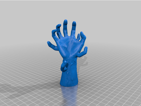 gruselig Hand extra Finger 3d print model - Mito3D