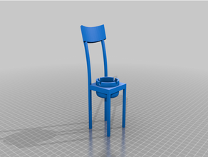 asbak stoel kw1c 3d print model - Mito3D