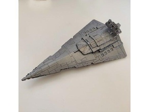imperial star destroyer high fixed spaceship starwars 3d print model - Mito3D