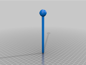 lollipop pen candle candy 3d print model - Mito3D