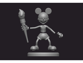 epik Mickey fare 3d print model - Mito3D
