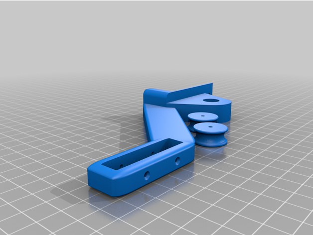 ender 3 pro vis cage rouleau filament guider 3D print model - Mito3D
