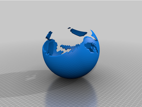customized stereographic projectiongab revised 3d print model - Mito3D