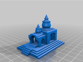 tapınak şakak mabet 3d print model - Mito3D