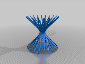 custhiperohipermized hyperboloid lattice customized 3d print model - Mito3D