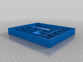 scrivania organizzatore parametrico 3d print model - Mito3D