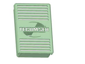 tecumseh aire filtrar caja 3d print model - Mito3D