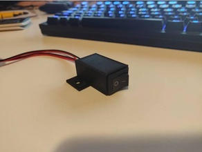 switch kcd1 housing mount lightswitch 3d print model - Mito3D