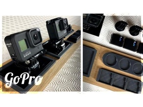 soutien rangement Go Pro 3d print model - Mito3D