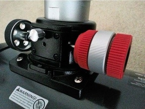 dual speed focuser knob conversion 3d print model - Mito3D