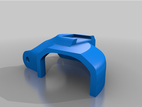 Raubvogel neu geladen gebogen Stulpe 3d print model - Mito3D