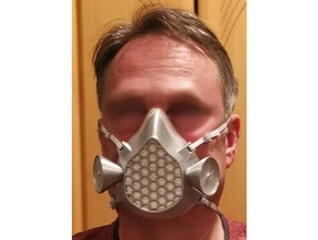 korona kovid sars maske gaz maskesi destek 3d print model - Mito3D