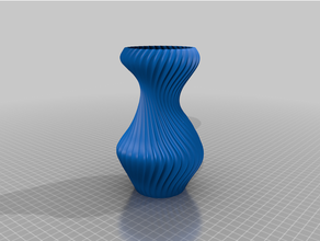 vase wave mode flower 3d print model - Mito3D
