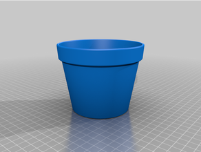 personnalisé fleurie pot classique style 3d print model - Mito3D