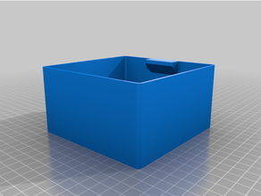Ikea Alex abgeschrägt Veranstalter Box Sortiment Container Schublade filetiert 3d print model - Mito3D