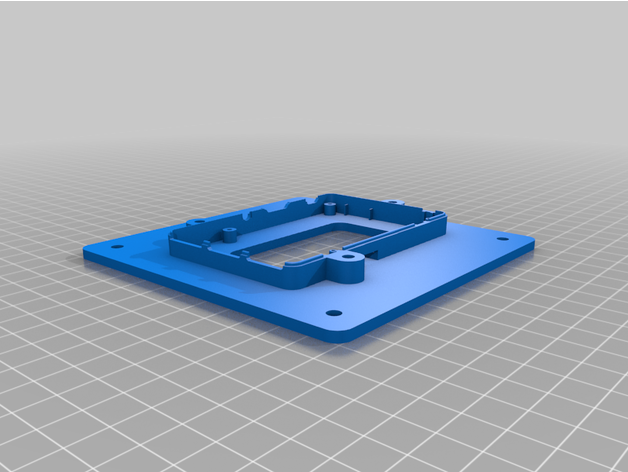 odroid c2 montaje plato vesa caso funda oldgaf 3D print model - Mito3D