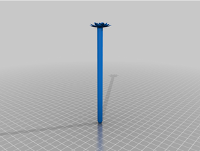 agua lirio bolígrafo flor 3d print model - Mito3D