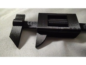 basit Kaliper kalibre kaliperler enstrüman hassas araç 3d print model - Mito3D