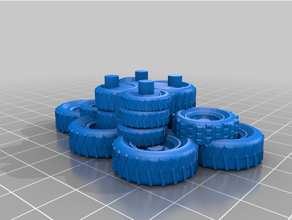 Gaslands lixo pilha portão marcadores gaslands reabastecido 3d print model - Mito3D