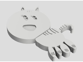 genevieve's kitteh kids 3d print model - Mito3D