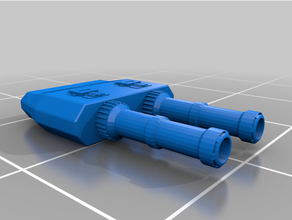 centauri weapons pack blaster cannon mass driver plasma turret weapon 3d print model - Mito3D