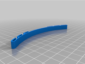surgical mask hook 122 21 8 mm 3d print model - Mito3D