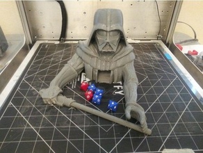 Darth Vader zar kule baş omuzlar 3d print model - Mito3D